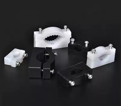 Round wire clip Cable wire screw fixing clip Plastic clip Round second pass door