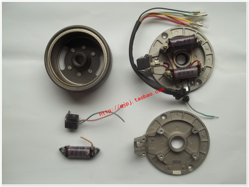 Jincheng JC90B Foot starter External pulse Ignition lighting Magnetic motor coil Stator disc Rotor