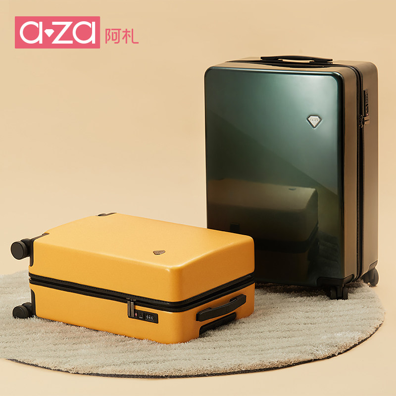 aza20 inch suitcase small light pull-lever case 24 inch suitcase Han version Denton case universal wheel utility box