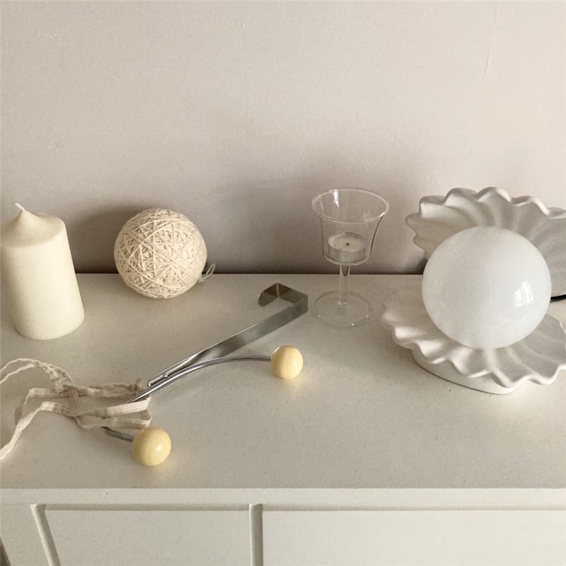 Металлические стойки 好市民大发 韩国vintage铁艺奶油白洗手间卧室门后挂钩衣架装饰