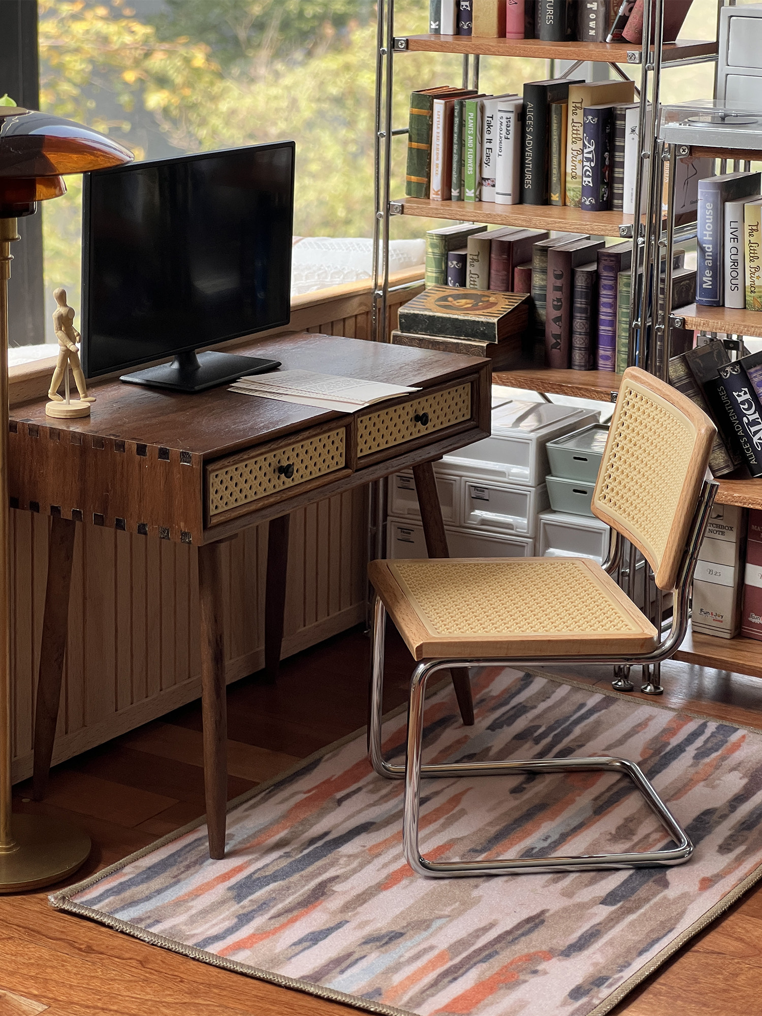 bjd场景道具娃屋 悬臂坐椅/弯管椅 6分娃屋家俱迷你微缩模型玩具