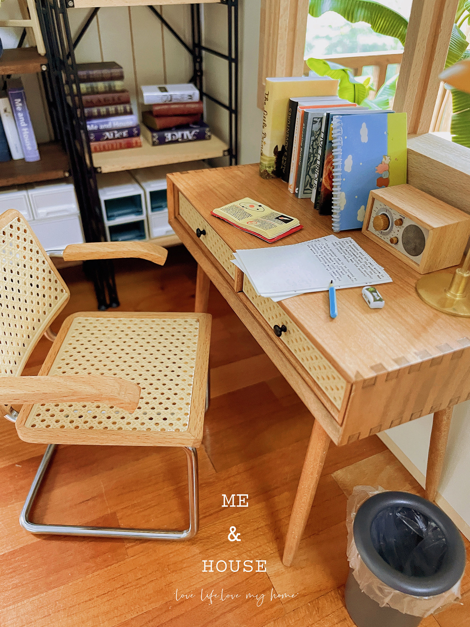 bjd场景道具娃屋 悬臂坐椅/弯管椅 6分娃屋家俱迷你微缩模型玩具