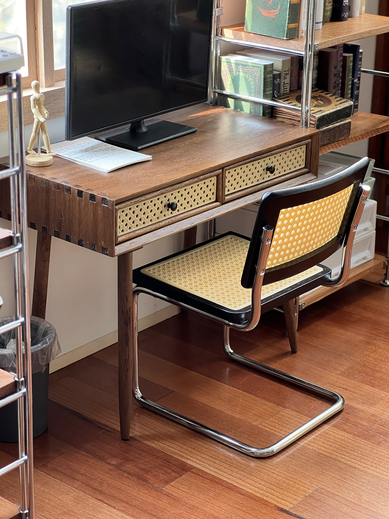 bjd场景道具娃屋 悬臂坐椅/弯管椅 6分娃屋家俱迷你微缩模型玩具