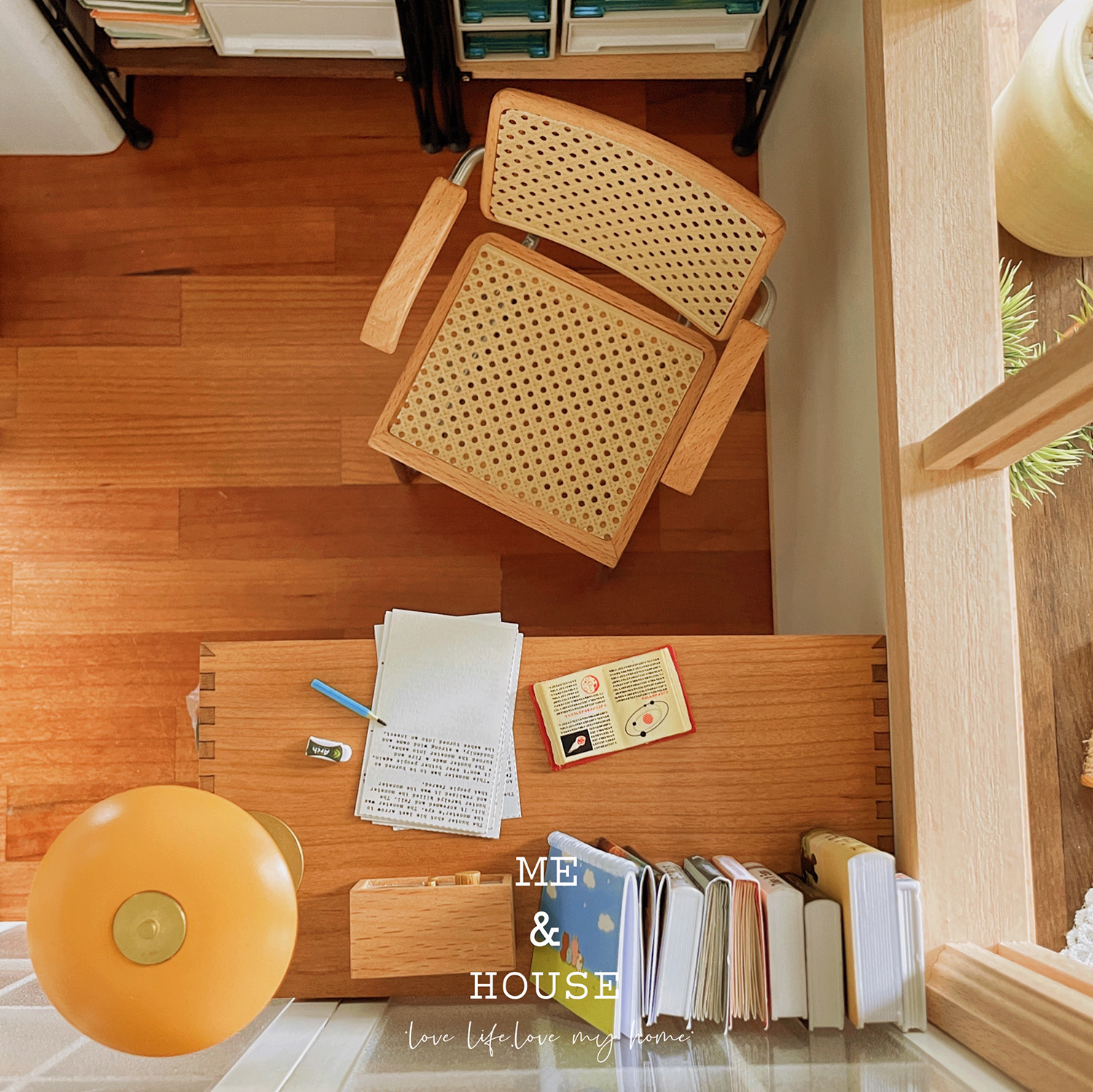 bjd场景道具娃屋 悬臂坐椅/弯管椅 6分娃屋家俱迷你微缩模型玩具