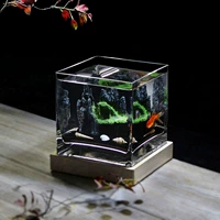 15 квадратных цилиндров с деревянным световым основанием+пакет кафе, чтобы отправить крышку