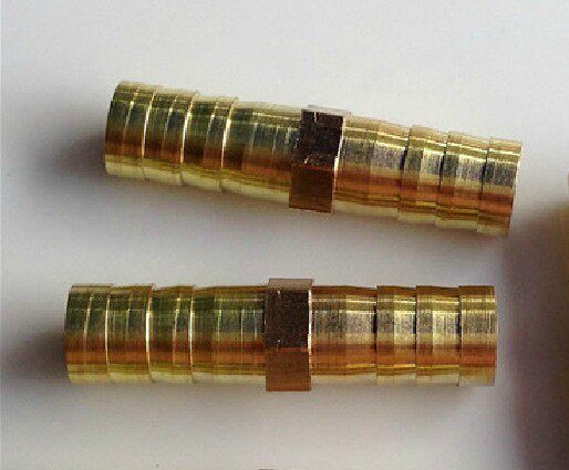 PNEUMATIC WATER PIPE FITTING JOINT WATER NOZZLE STRAIGHT THROUGH COPPER PAGODA GAS NOZZLE BUTT INSERT INNER DIAMETER 6 8 10 12MM HOSE 