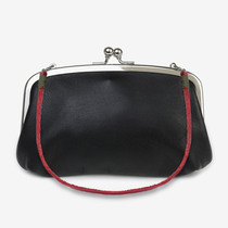 (In stock) sousou gold mouth bag small wallet coin purse cowhide crocodile bag {parent-child} gold mouth bag