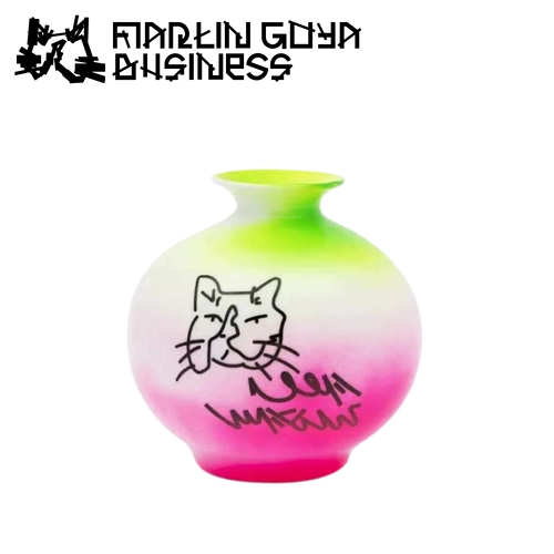 [Meilan Bamboo Chrysanthemum] Позже южная песня фарфоровая орнамент ваза для слепой коробки подарок Martin Goya Business × Mei Digital Plant