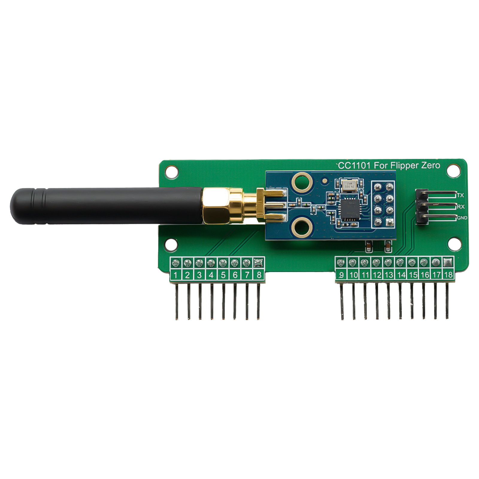 Flipper Zero Wi-Fi模块Dev board开发板5G物联网程式设计 CC1101天线 5