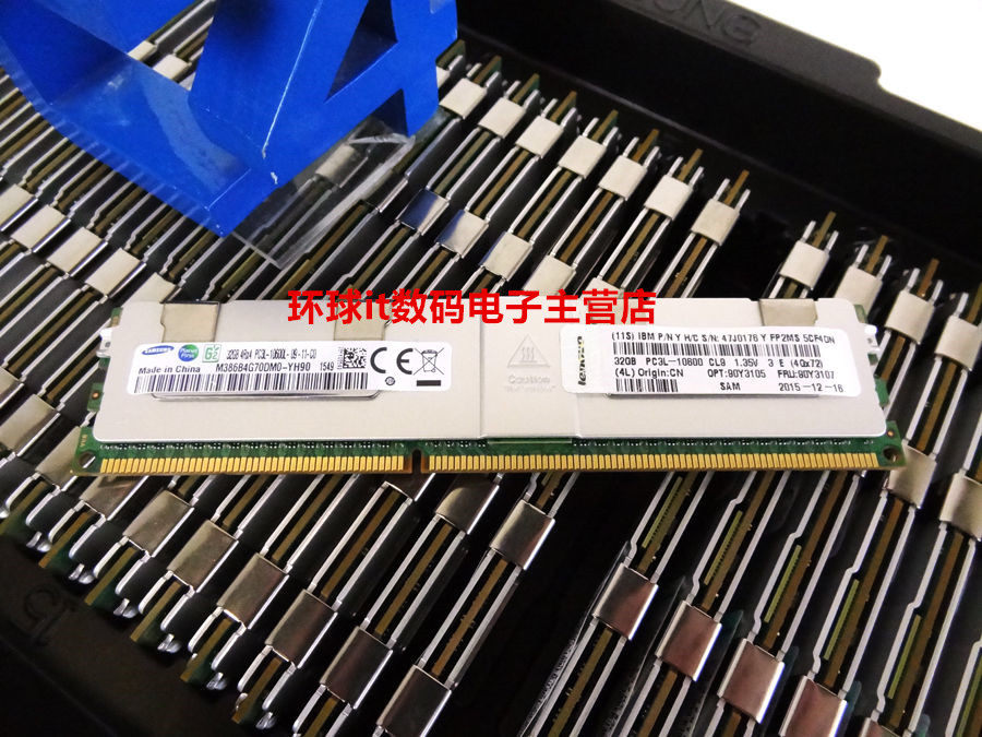 IBM 90Y3101 90Y3103 32G 4RX4 4RX4 PC3L-8500R RDIMM Memory 1066 REGECC