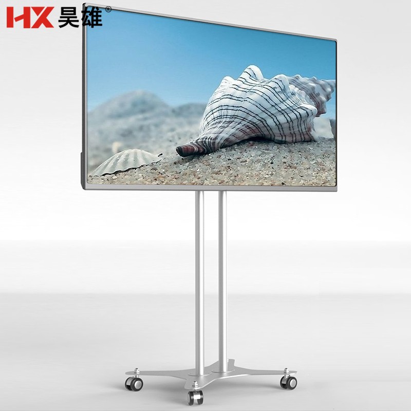 Haoxiong 26-55 inch monitor floor stand large TV mobile stand mobile cart LCD display