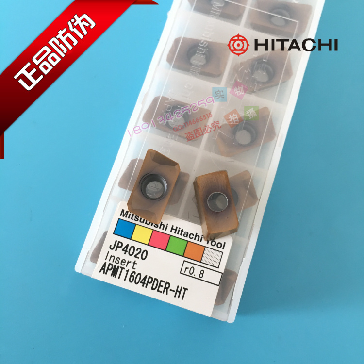 (Guarantee) Hitachi CNC Blade APMT1604PDER HT JP4020 25R0 8 Blades