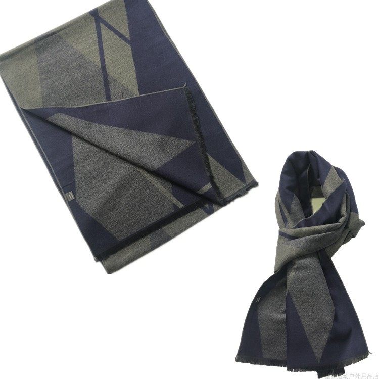 Boutique men's scarf autumn and winter Korean version 100 hitch minimalist fiber decoration Young walled students Damp Warmth