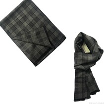 Autumn Winter scarves Mens Han version 100 hitch minimalist Thickening Warm Outdoor Young Black Grey Plaid Men Scarf to send Dad