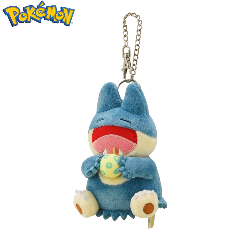 Japanese Pokémon Official Forest Gift Little Kirby Gengar Plush Doll Keychain