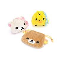 Spot Japan Genuine Easy Bear Bunch Pocket Makeup Bag Rilakkuma Portable Travel Debris Collection Bag