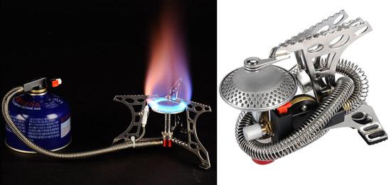 Bước Lin Tianzhu S05 bếp ngoài trời bếp tách loại bếp gas cắm trại leo núi từ xa đánh lửa - Bếp lò / bộ đồ ăn / đồ nướng dã ngoại bếp mini namilux