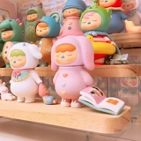 Bubble Mart многослойная лестничная витрина из цельного дерева, слепая коробка Jasmine molly, настольный ящик для хранения ручной работы