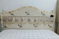 Headboard Hood Set for European-style arched old-style Garcotton headliner Princess Wind minimalist protective sleeve Backrest Hood Full Bag