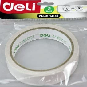 Băng keo hai mặt hiệu quả 30404 hai cuộn băng keo hai mặt giảm giá 9mm * 10y độ dày 80um - Băng keo