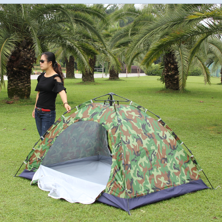 Indoor Fishing Speed Open Automatic Double Doors Double 1 People 2 People Outdoor Rain Protection Windproof Camping Camper Camouflares Camouflares
