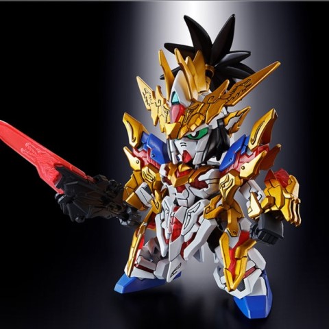 Spot Bandai Gundam Model SD BB Q Phiên bản Tam Quốc Chuangjie Liu Bei Guan Yu Zhang Fei 3 - Gundam / Mech Model / Robot / Transformers bộ dụng cụ lắp ráp gundam
