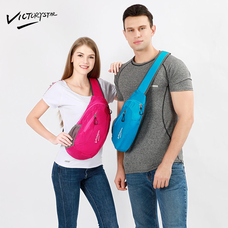 Chest Bag Men And Women Light Large Capacity Outdoor Sports Riding Climbing Mountain Running Scapegoat Leisure Travel Skew Satchel Front Bag