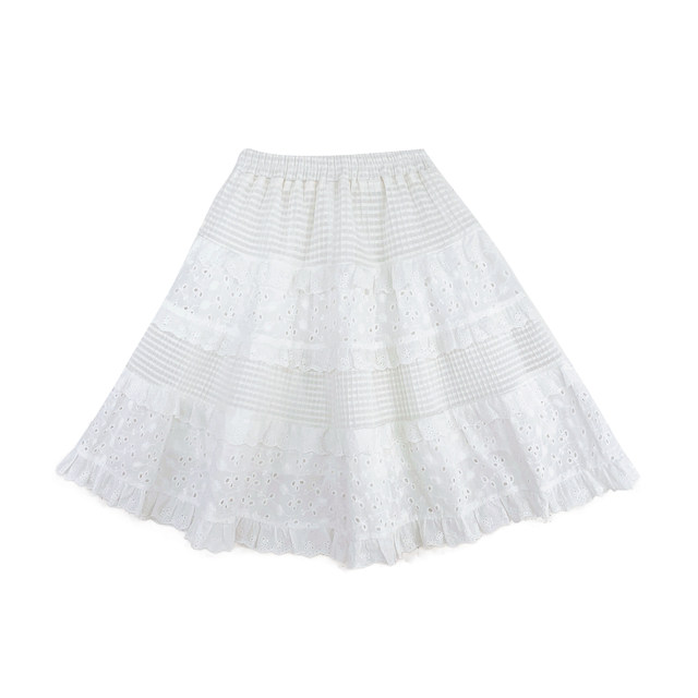 ສິ້ນຂອງເດັກຍິງ 2024 ພາກຮຽນ spring ໃຫມ່ແບບເກົາຫລີແບບເດັກນ້ອຍ cake skirt ເດັກນ້ອຍ dress ເດັກນ້ອຍ skirt trendy