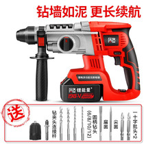 Germany imported high-efficiency rechargeable Lithium electric hammer multifunctional industrial grade impact drill electric hammer electric pick power tool