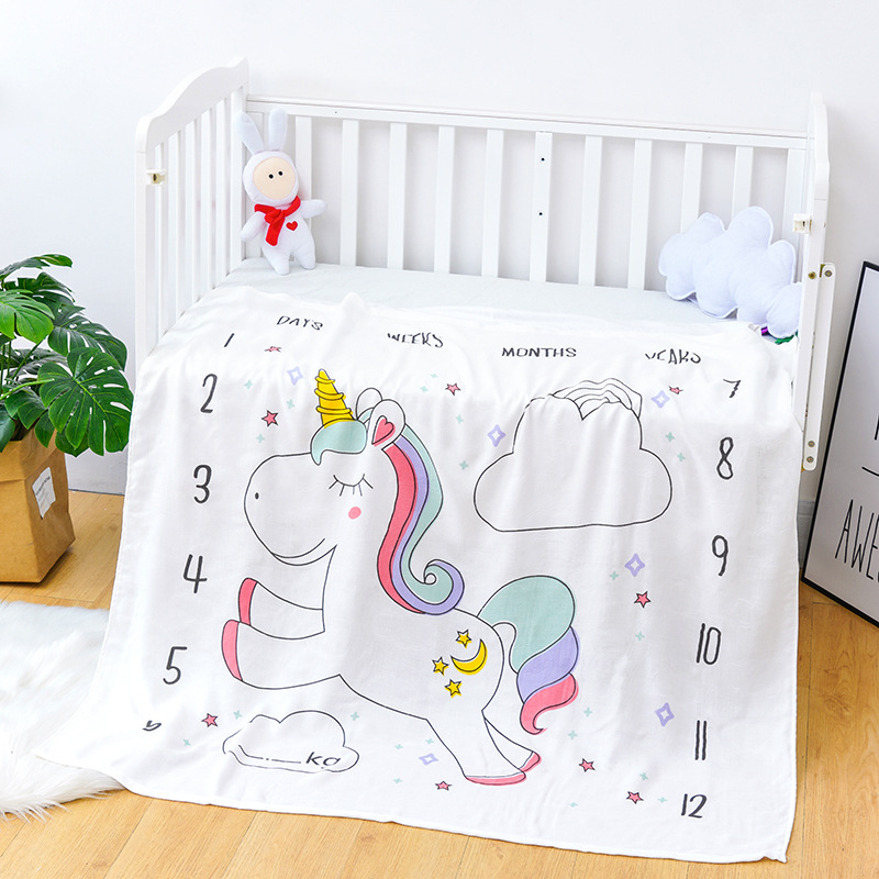 Baby double layer of bamboo fiber gauze bath towels ultra soft absorbent newborn baby bag covered with cover blanket large hair towels by summer thinly