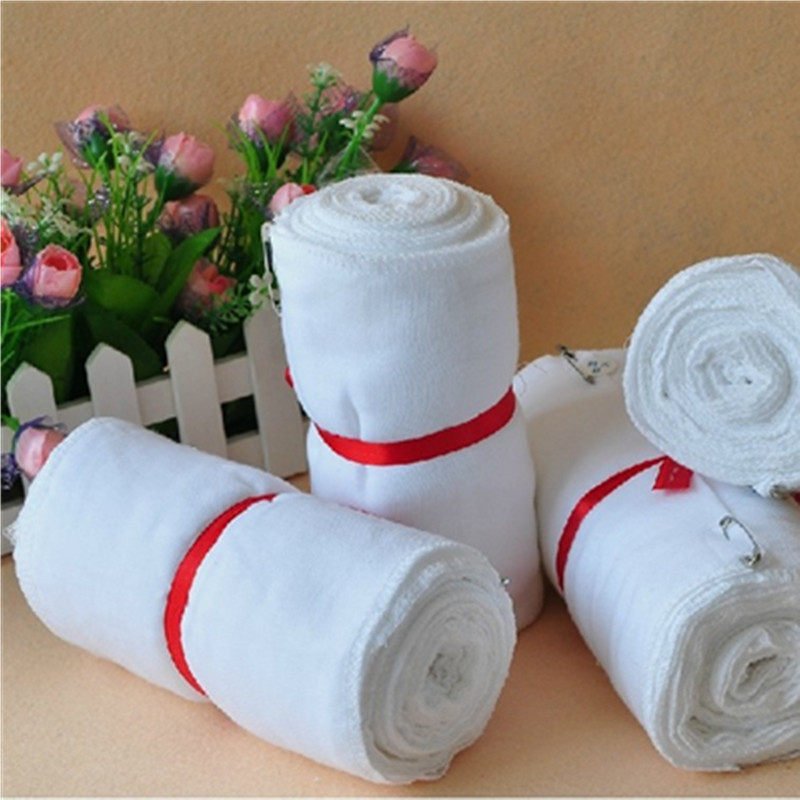 Small Post-Natal cotton gauze girdle tie belly band pregnant women pregnant women Summer girdle band bandage waist
