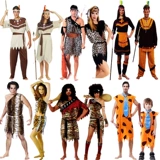 Savage Clothing Primitive African Savage Индийская одежда Мужчины и женщины леопардовые