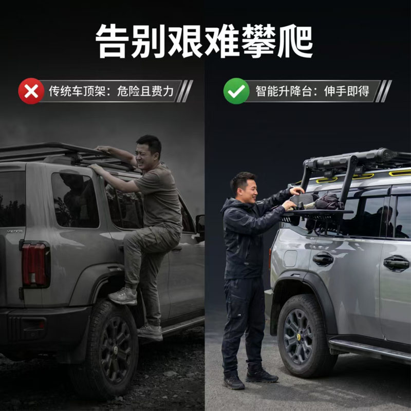 Электрический багажный рейлинг на крышу Wenjie M7 M8 M9