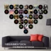 Cá tính retro ghi âm vinyl ghi âm trang trí tường quán cà phê quán cà phê quán bar phòng khách sơn tường - Máy hát