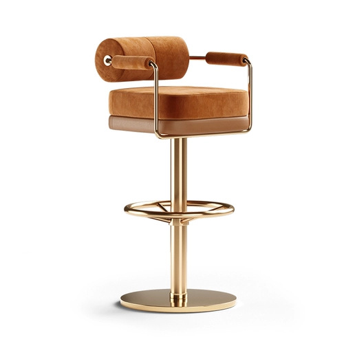 Итальянский легкий роскошный задний стул барь