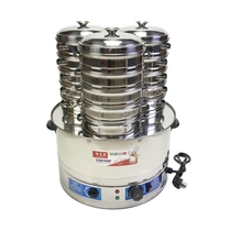 Stainless steel electric steamer electric steamer desktop small steamer steamer steamer steamer steamer multi-function steamed buns machine commercial