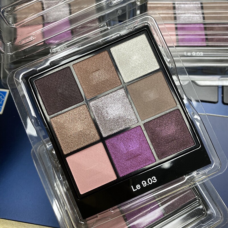 Simple and super cost-effective GIVENCHY20 new high-definition nine-color eye shadow nine-square magic makeup #1-2-3-5