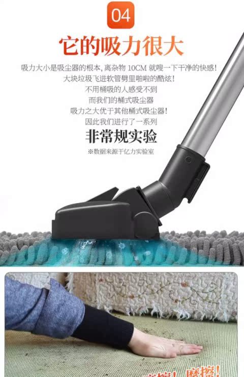 máy huý bụi Máy hút bụi gia đình Yili mạnh mẽ công suất cao nhỏ cầm tay câm khô và máy thổi bụi ướt máy hút bụi hitachi 2000w