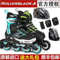 New imported Rollerblade SPITFIRE ST professional adjustable roller skates for children Skating shoe set