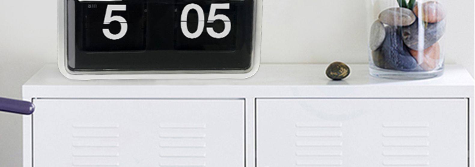 Будильник 现代翻页钟创意时钟卧室客厅时尚潮流座钟挂钟北欧静音钟表防尘钟