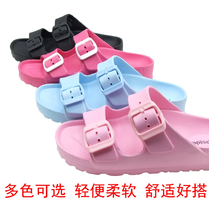 Fashionable Lightweight Soft-Soled Non-Slip Sandals for Boys and Girls with Buckle, Trendy and Stylish Beach Sandals for Babies with Flat Soles