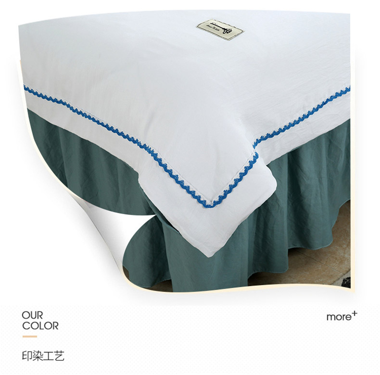Rắn khăn trải giường Body Beauty denim bedspread liệu pháp massage thẩm mỹ viện bông rửa denim đơn giản Hàn Quốc - Trang bị tấm ga giường spa đẹp