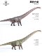 Hailong Valley Mamenchixiong Long Long-Necked Giant Dragon Jurassic Dinosaur Animal Figure Model Gift Pvc Ornament 1/35