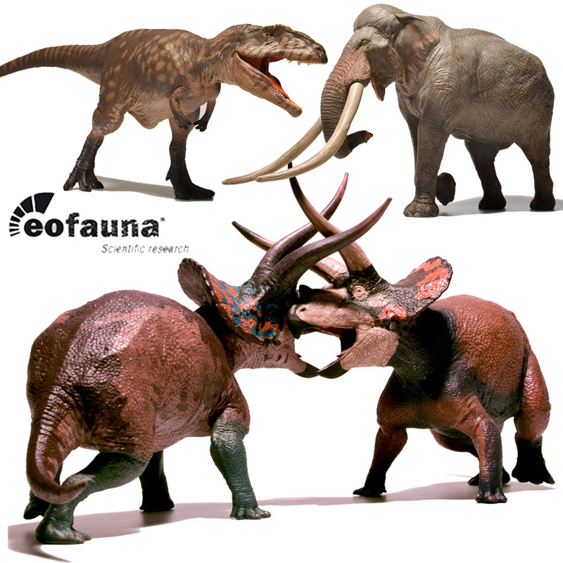 Spanish Eofauna Triceratops Giganotosaurus Dinosaur Animal Model Children's Toy in Stock
