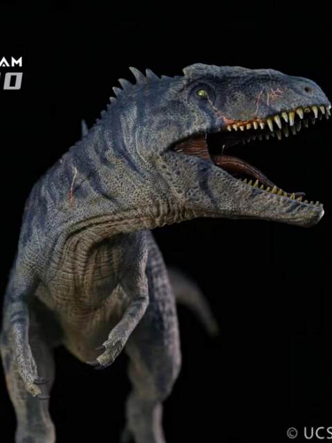 Globally Licensed Dino Dream Jurassic World Giganotosaurus Figurine Model Collectible 1/30