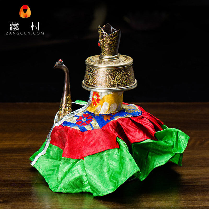 Nepalese Buddhist supplies Pemba pot tantric offerings with water purification bottle clothes Buddha clothes fit 16-22 cm tall