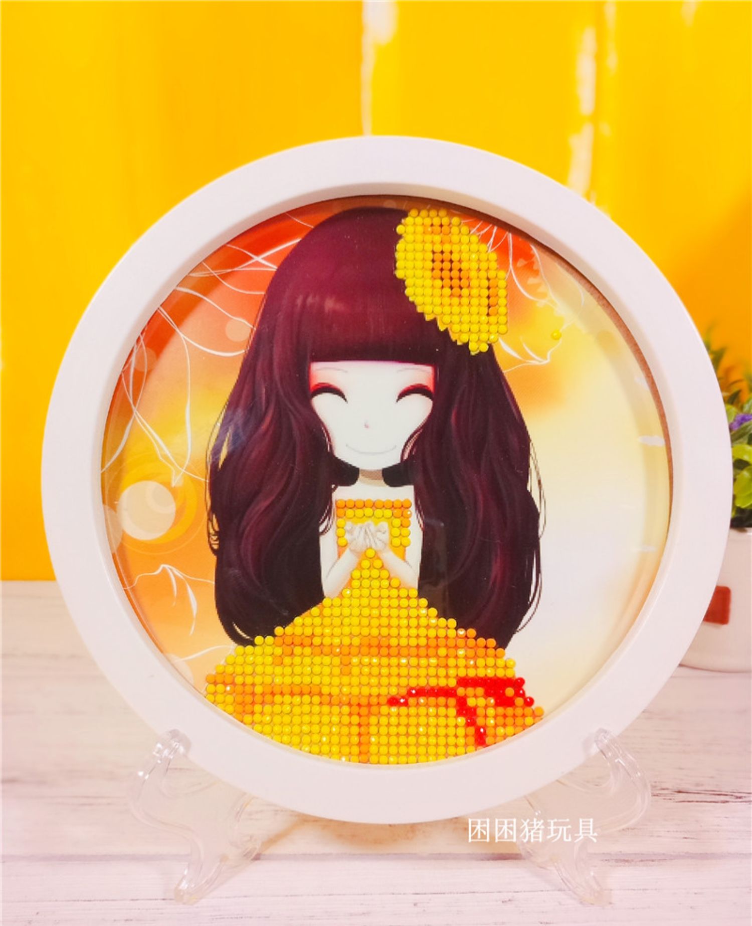 Trẻ em tròn kim cương dán đồ chơi giáo dục 5D đồ chơi tự làm handmade7 tuổi cha mẹ con gái quà tặng - Handmade / Creative DIY đồ chơi thông minh cho bé