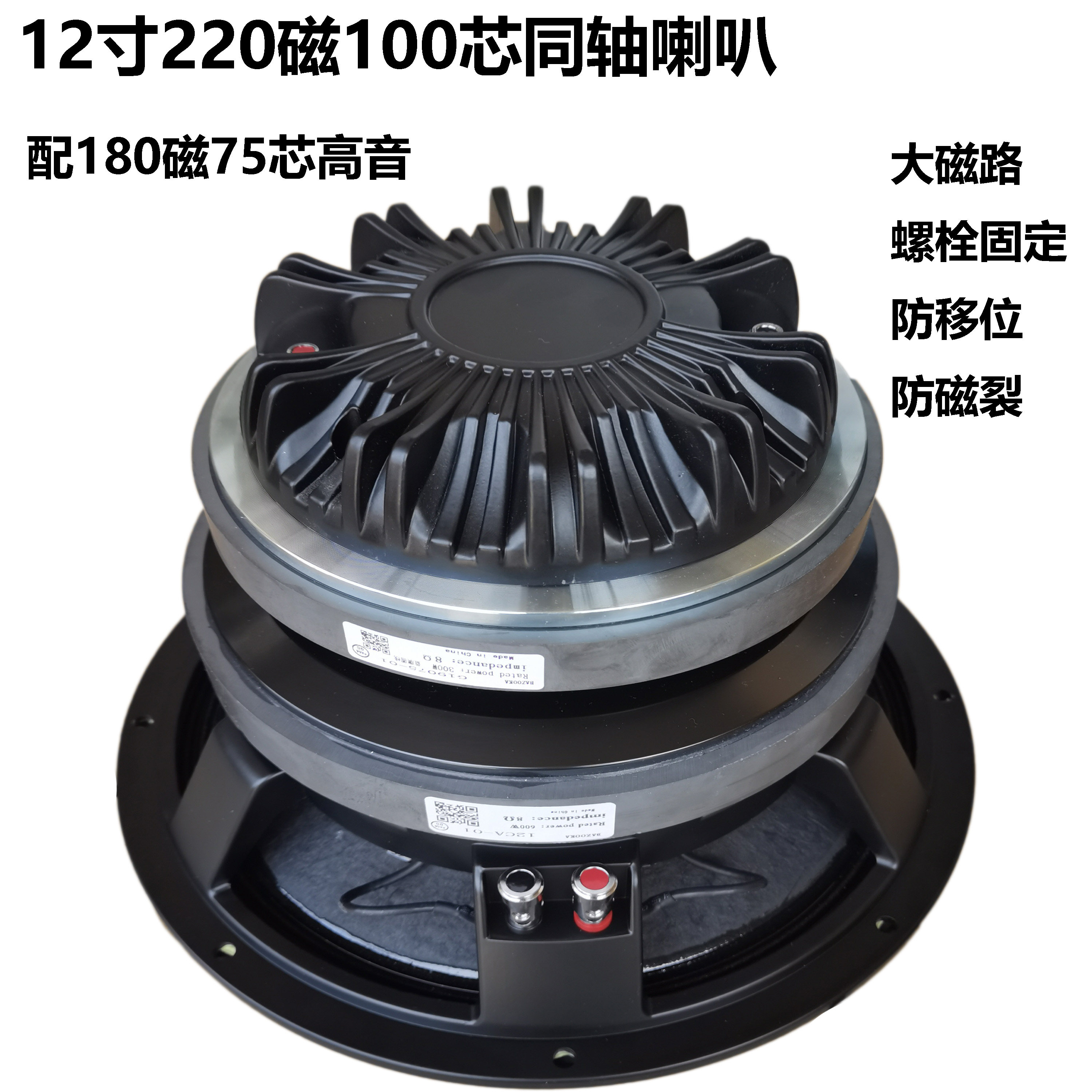 10 inch 12 inch coaxial speaker 220 magnetic 100 core 600W stage square line array KTV wedding outdoor bar