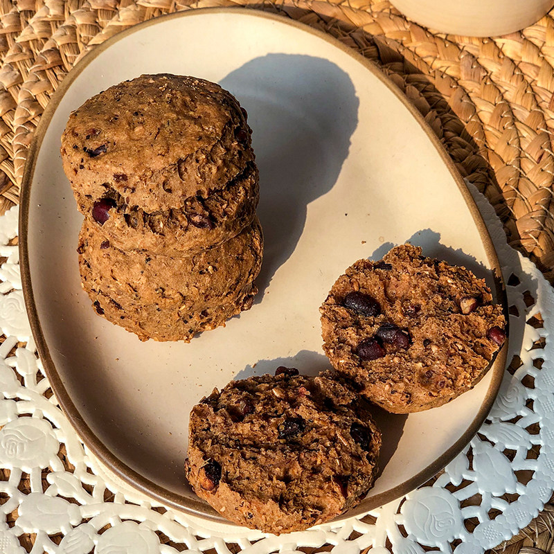 Whole wheat coffee honey bean coarse grain division Conlight meal Meals Full Belly Fitness Snack Nighttime Food Nutritious Cookies-Taobao