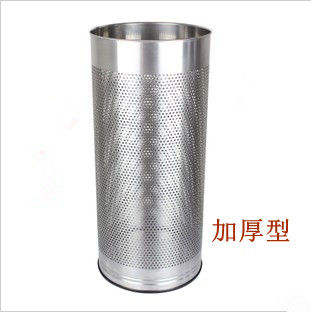Stainless steel umbrella bucket household umbrella rack storage barrel umbrella barrel umbrella barrel hotel umbrella barrel thickened
